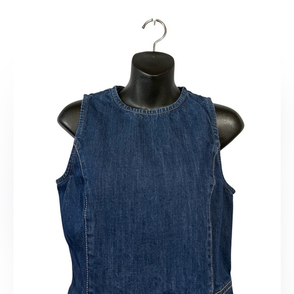 ZARA, Denim Dress - Casual Elegance, Small, Blue - Picture 5 of 9